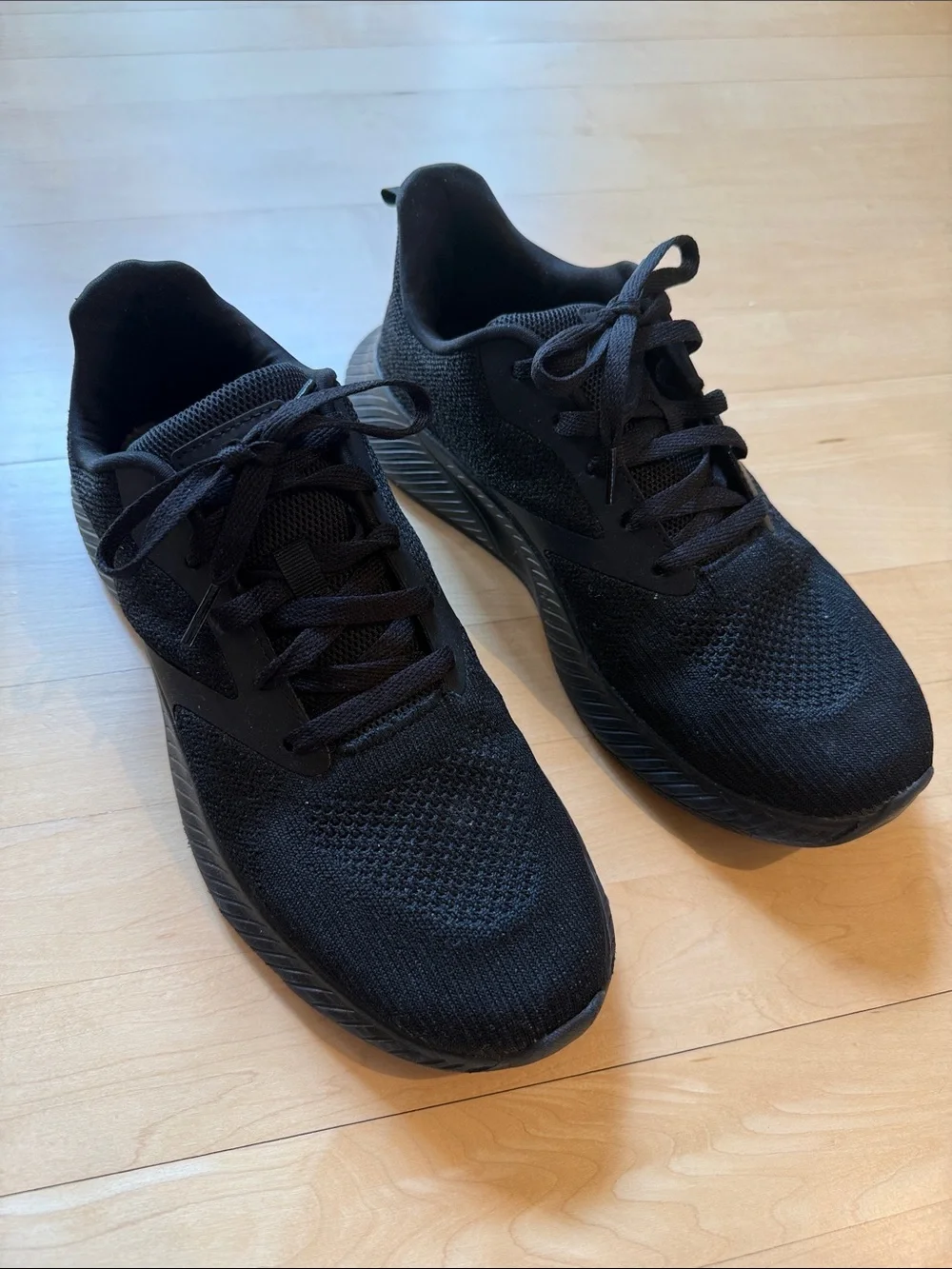 Champion Men's All-Black Knit Athletic Sneakers - Brand New